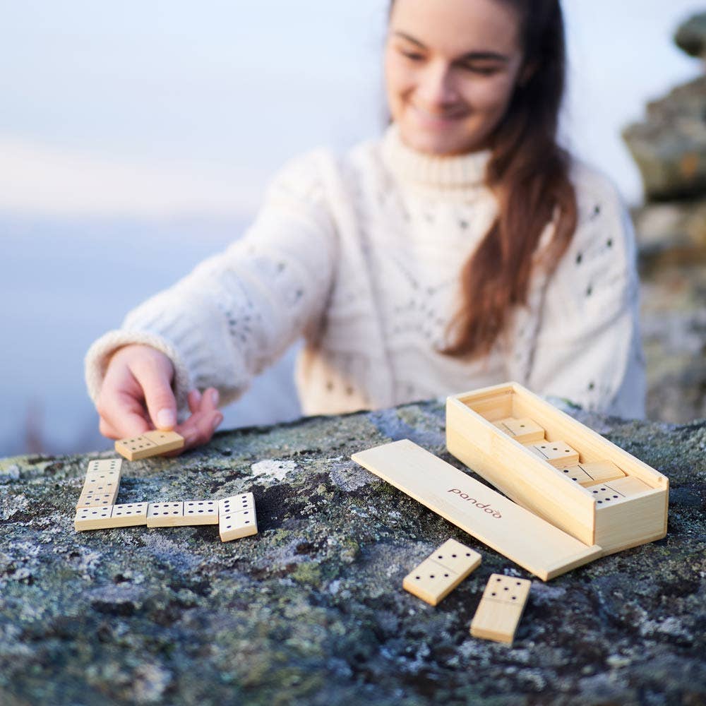 Dominos de jeu en bambou