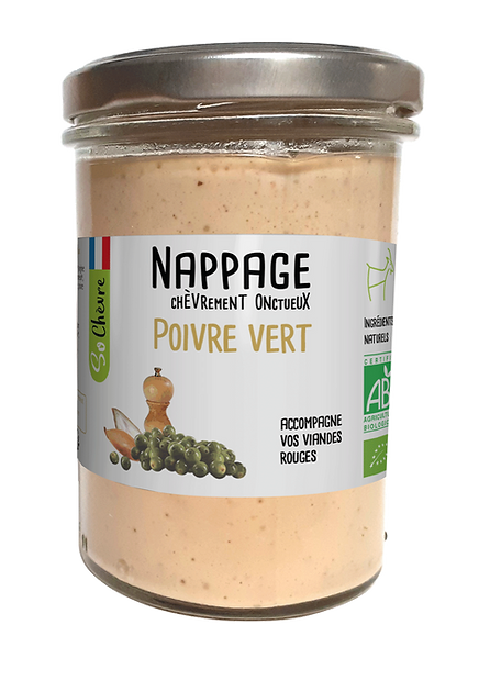 Nappage poivre vert